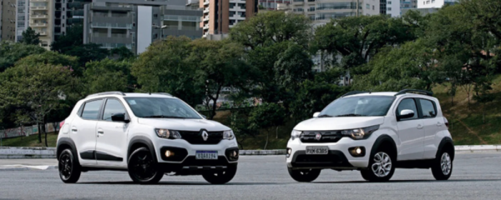 Disputa entre “populares”. Fiat Mobi x Renault Kwid: compare as vantagens!